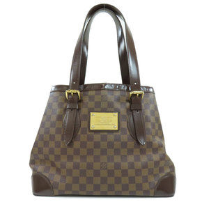 Louis Vuitton Hampstead MM Damier Ebene Tote Bag Damier Canvas